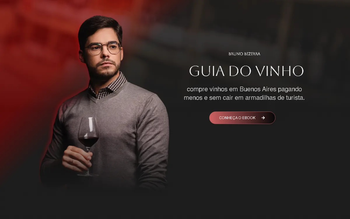 Sitio Guía del Vino Buenos Aires — sección hero